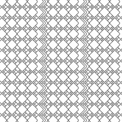 Black and white shapes pattern fence pattern
