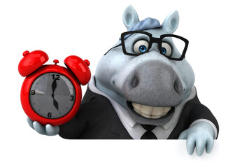 Fun horse - 3D Illustration