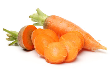 carrot isolated on white background