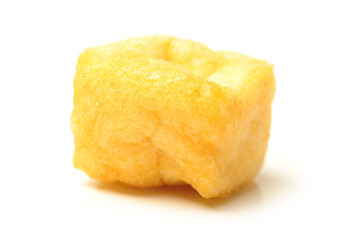Tofu bubble on the white background 