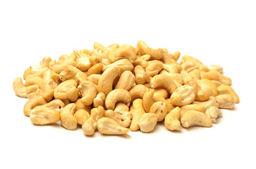 Cashew on a white background 