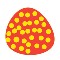 vector illustration of egg Abstract Shapes Hand Drawn
