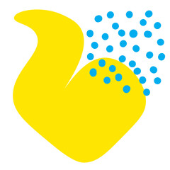 Abstract Shapes Hand Drawn Organic Dots