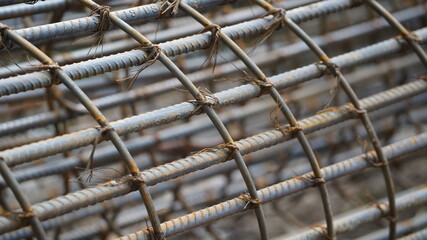 mesh of steel wires