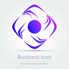 Originally created colorful vector business icon, logo,sign,symbol