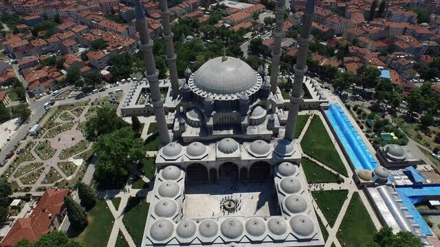 Edirne city and Selimiye Mosque