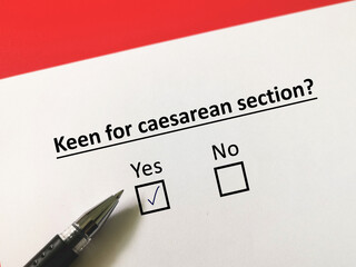 Questionnaire about surgery