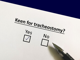 Questionnaire about surgery