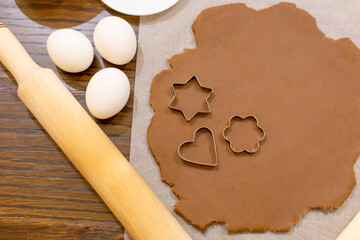 Cooking process gingerbread