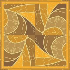 Simple abstract pattern for Hijab, scarf design, fabric or other product