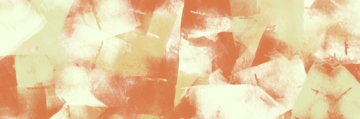 Fototapeta premium Abstract background painting art with brown and beige paint brush for holidays poster, banner, website, or presentation design.
