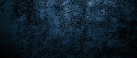Dark blue cement for the background. Scary dark wall