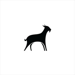 GOAT LOGO VECTOR TEMPLATE ABSTRACT