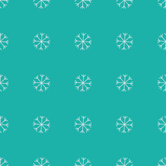 Vector pattern of beautiful snowflakes.