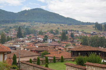 View of the historic town of Koprivshtitsa in Bulgaria