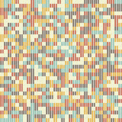 Abstract Geometric Pattern generative computational art illustration