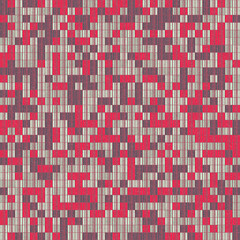 Fototapeta premium Abstract Geometric Pattern generative computational art illustration