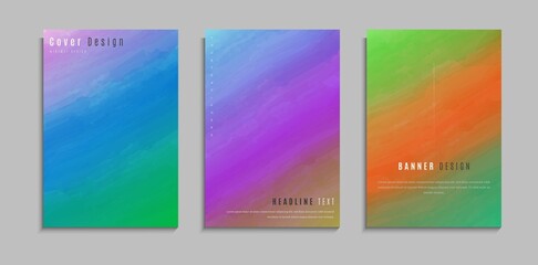 Abstract Modern Multicolored Gradient Background Design