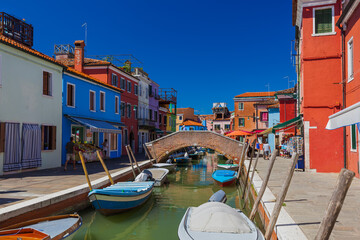 Fototapeta na wymiar Burano village - Venice Italy