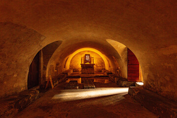 Metropolitan Cathedral of El Salvador de Oviedo - Crypt of Santa Leocadia.