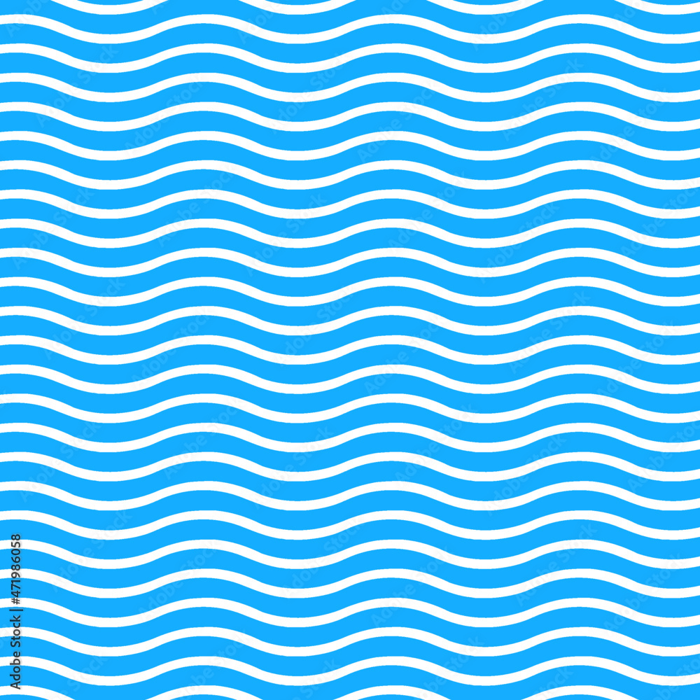 Aufkleber wavy pattern seamless abstract background. white and blue stripes wave pattern modern pastel colors 