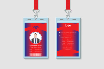 Creative Multipurpose Identity Card Template, Professional Identity Card Template Vector for Employee and Others