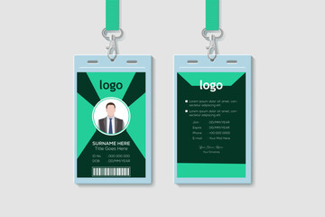 Creative Multipurpose Identity Card Template, Professional Identity Card Template Vector for Employee and Others