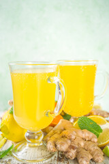 Ginger citrus immunity drink