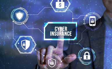 Internet, business, Technology and network concept. Cyber security data protection business...