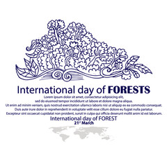 INTERNATIONAL DAY OF FOREST, POSTER AND BANNER