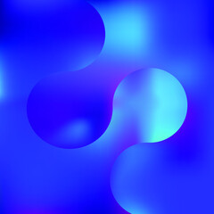 Fluid shapes composition with trendy gradients. vector compositions.