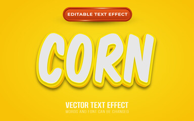 Corn text effect