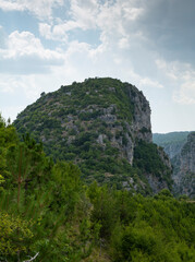 Fototapeta na wymiar Views around Vikos Gorge in the Pindus Mountains of north-western Greece