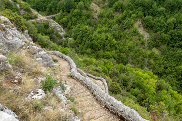 Views around Vikos Gorge in the Pindus Mountains of north-western Greece