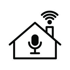 smart home icon. smart home technology sign. smart home symbol design. Vector illustration.