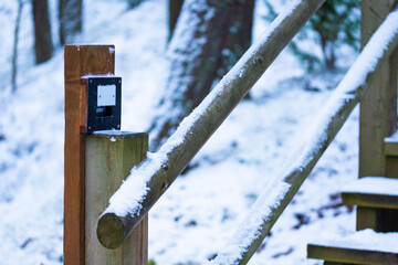 Sensor for automatic visitor counting system in public park