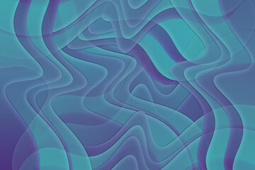 Abstract background illustration of overlapping blue and purple wavy lines