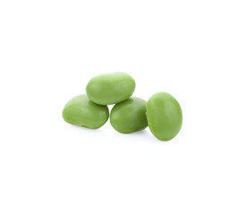 edamame beans isolated on white background