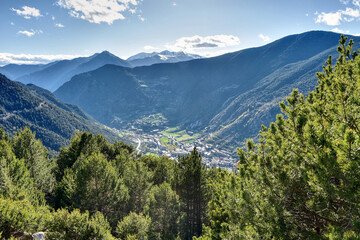 Obraz premium Andorra - Mirador del Bosc de les Allaus - Encamp
