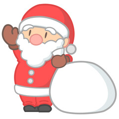 クリスマス　サンタ　イラスト