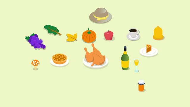 Foods and drinks for thanksgiving party