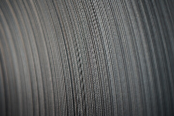 Cold rolled steel coil in a warehouse of a metallurgical plant - obrazy, fototapety, plakaty