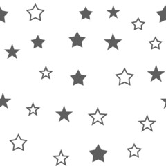 Star icons seamless pattern. Texture background with stars.