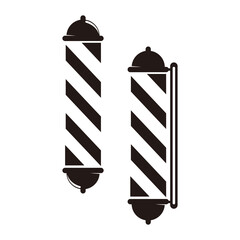 Barber set Symbol. Barber shop icon. Hair service logo