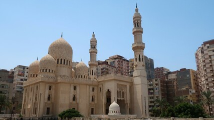 Fototapeta na wymiar Egypt. Alexandria. Abu El-Abbas Mosque.