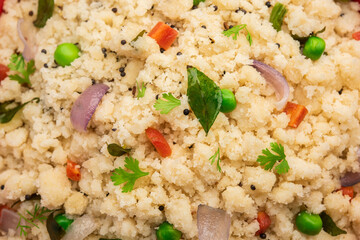 Upma, uppumavu or uppittu indian breakfast recipe