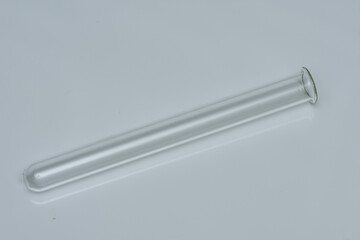 a glass test tube for chemical studies 
