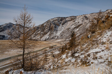 Fototapeta na wymiar landscape in winter