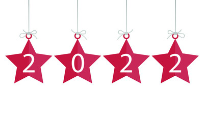 Happy New Year. christmas greeting background, graphic, vector, banner. Lettering text for Happy New Year.