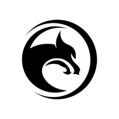Dragon logo images illustration